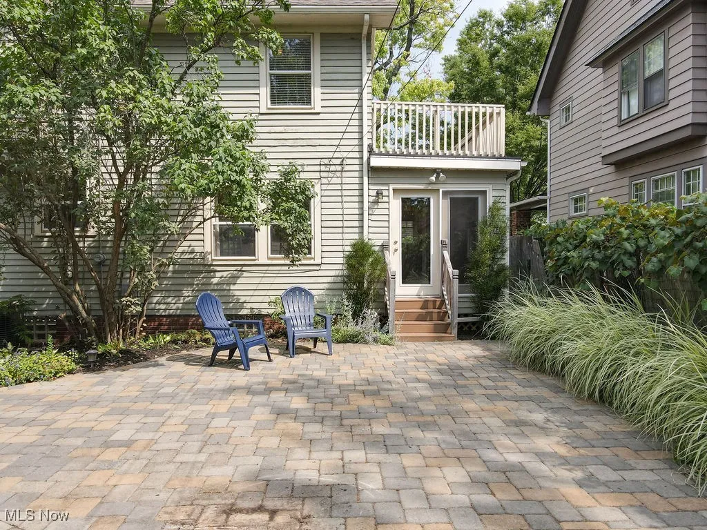 Paver patio installed in 2020.