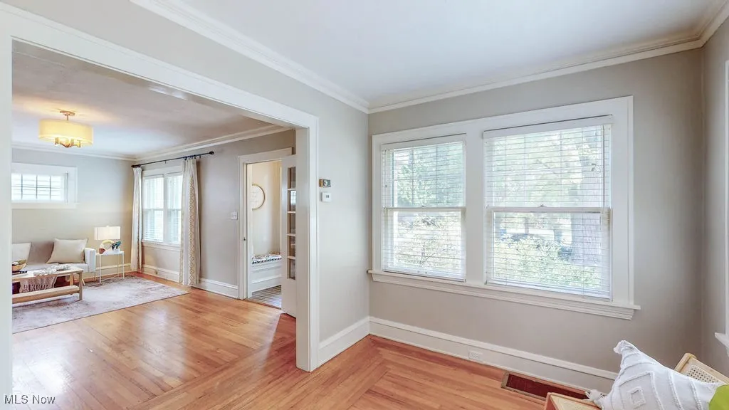 Additional view of den, looking back to living room.