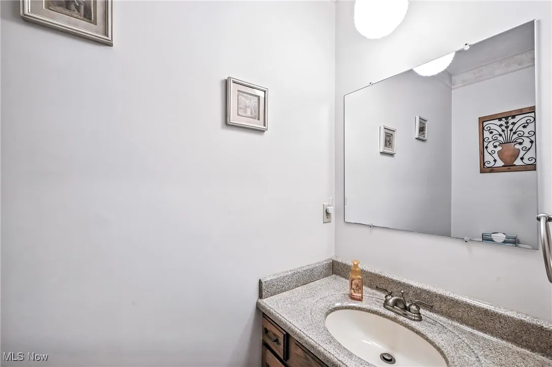 First floor half bath