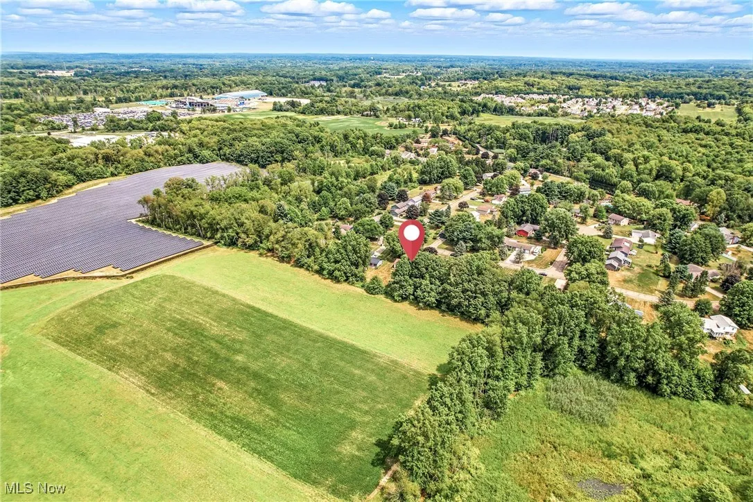 Agricultural field behind the home