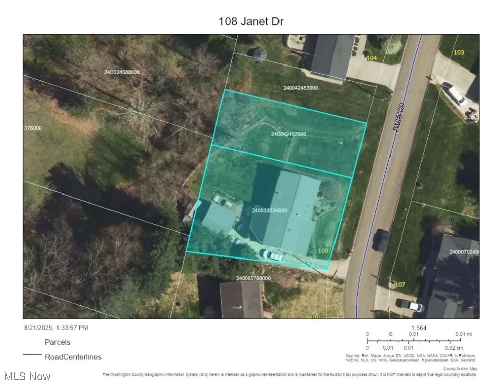 108 Janet Road, Marietta, Ohio 45750,MLS Now Listing ID
