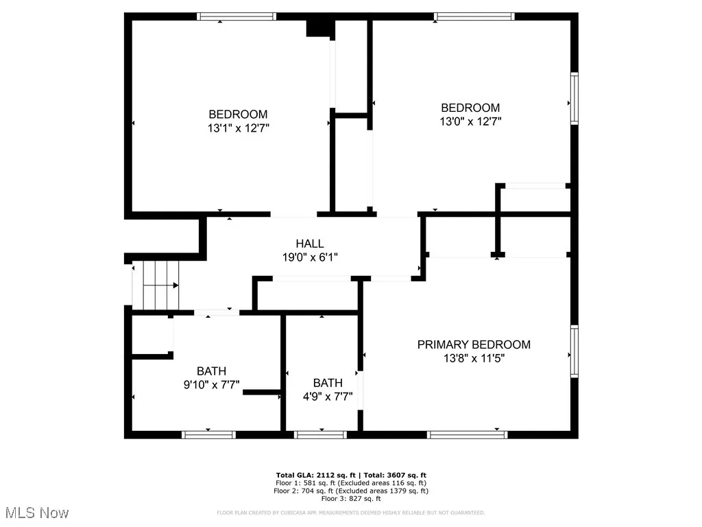 Upper Level Floor Plan