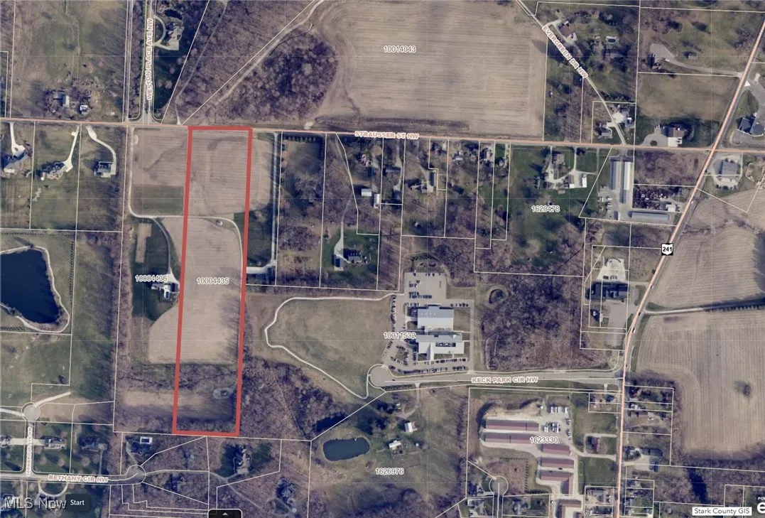 Aerial of Strausser Vacant Land