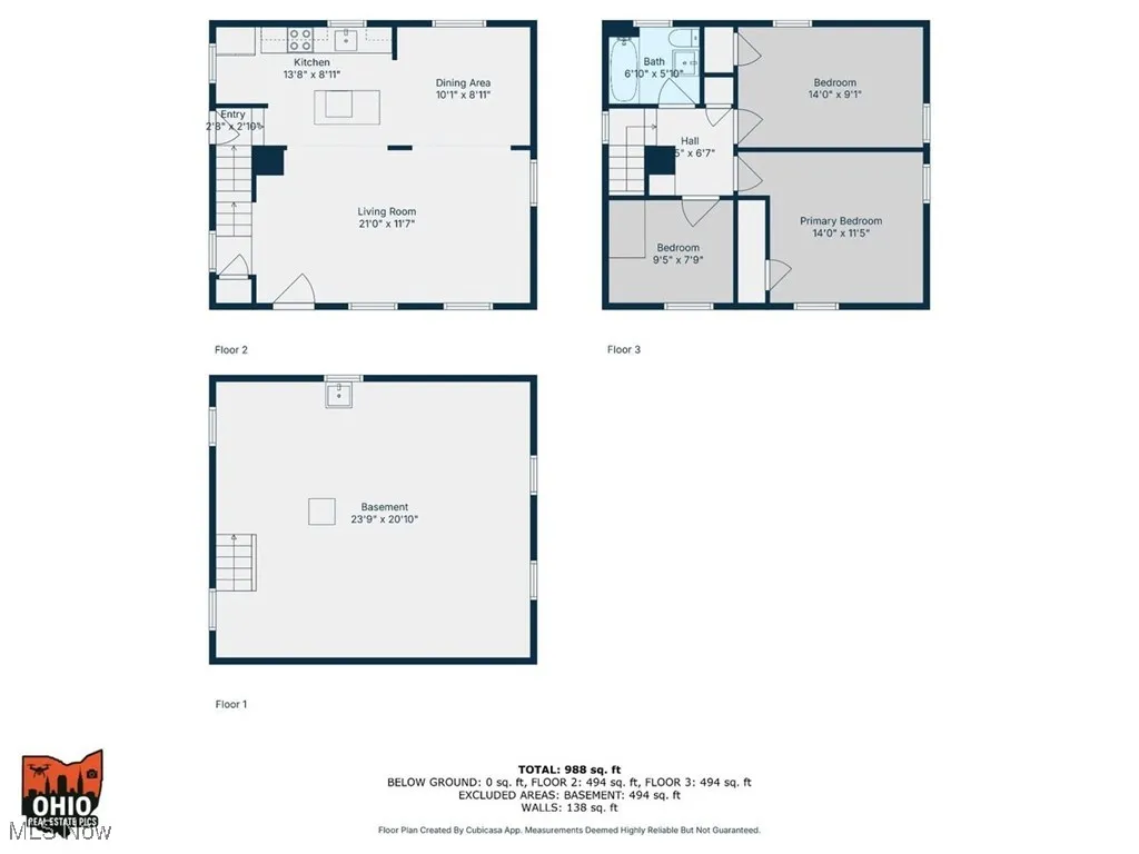 View of floor plan / room layout