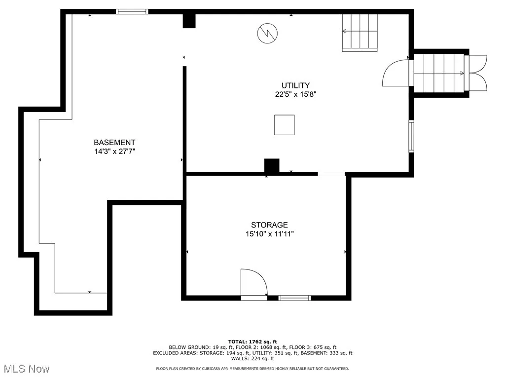 View of home floor plan