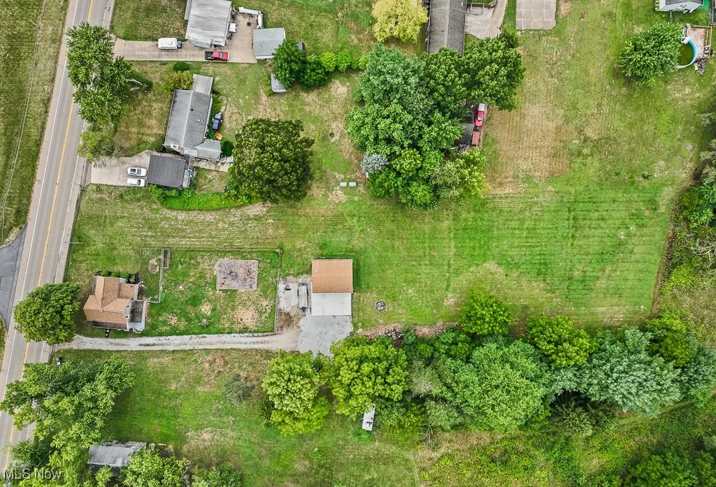 Aerial view of property's location