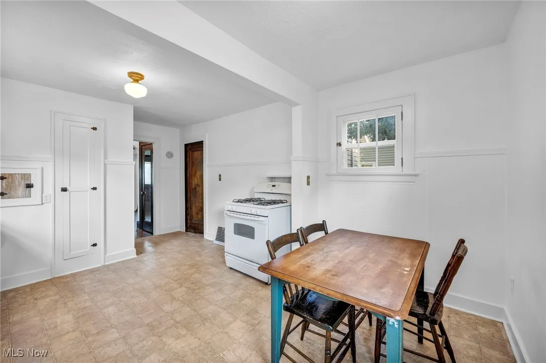 Dining room featuring baseboards