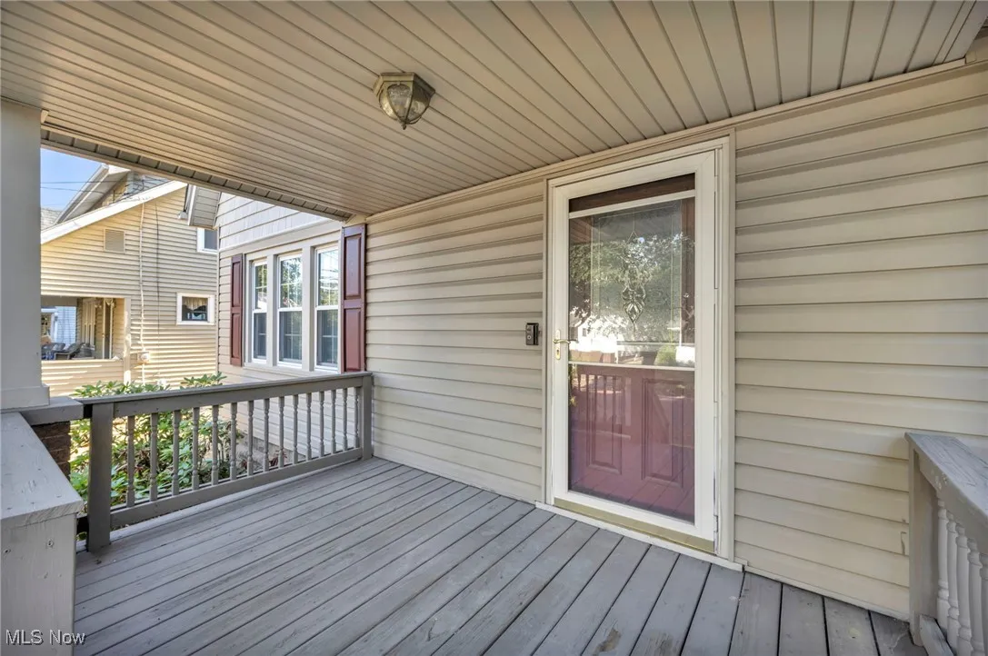 View of deck