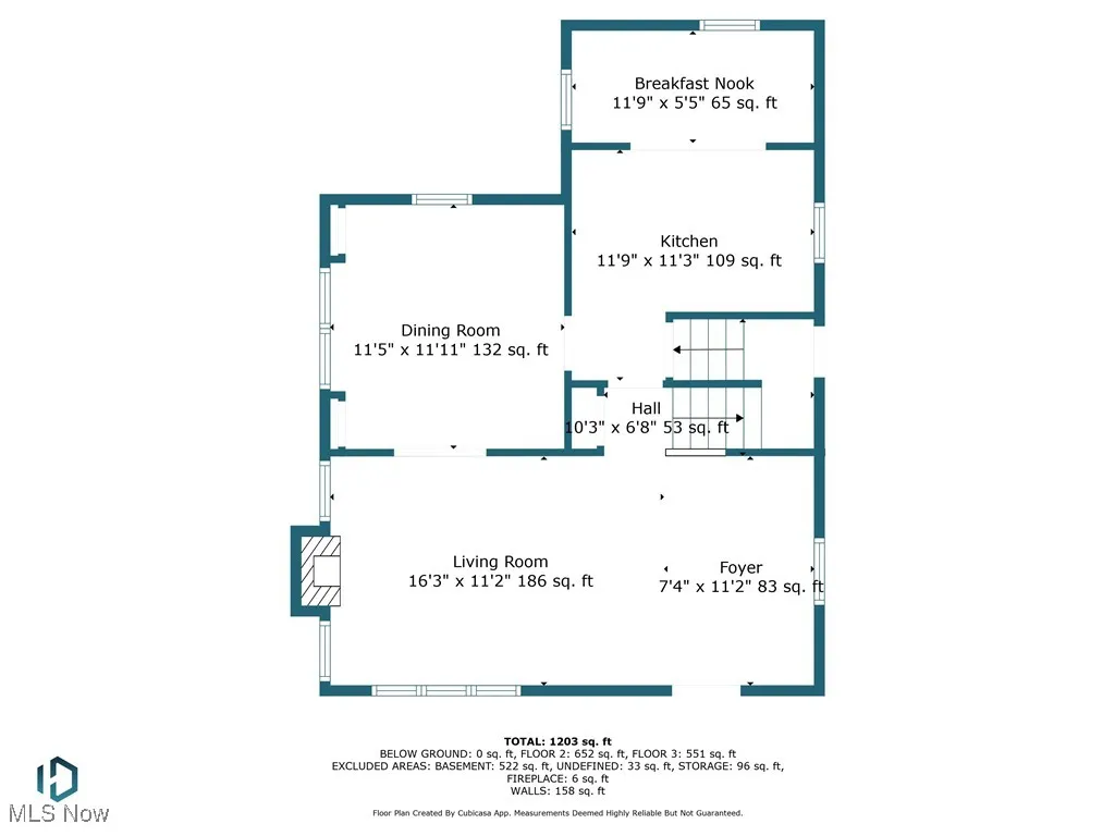View of floor plan / room layout