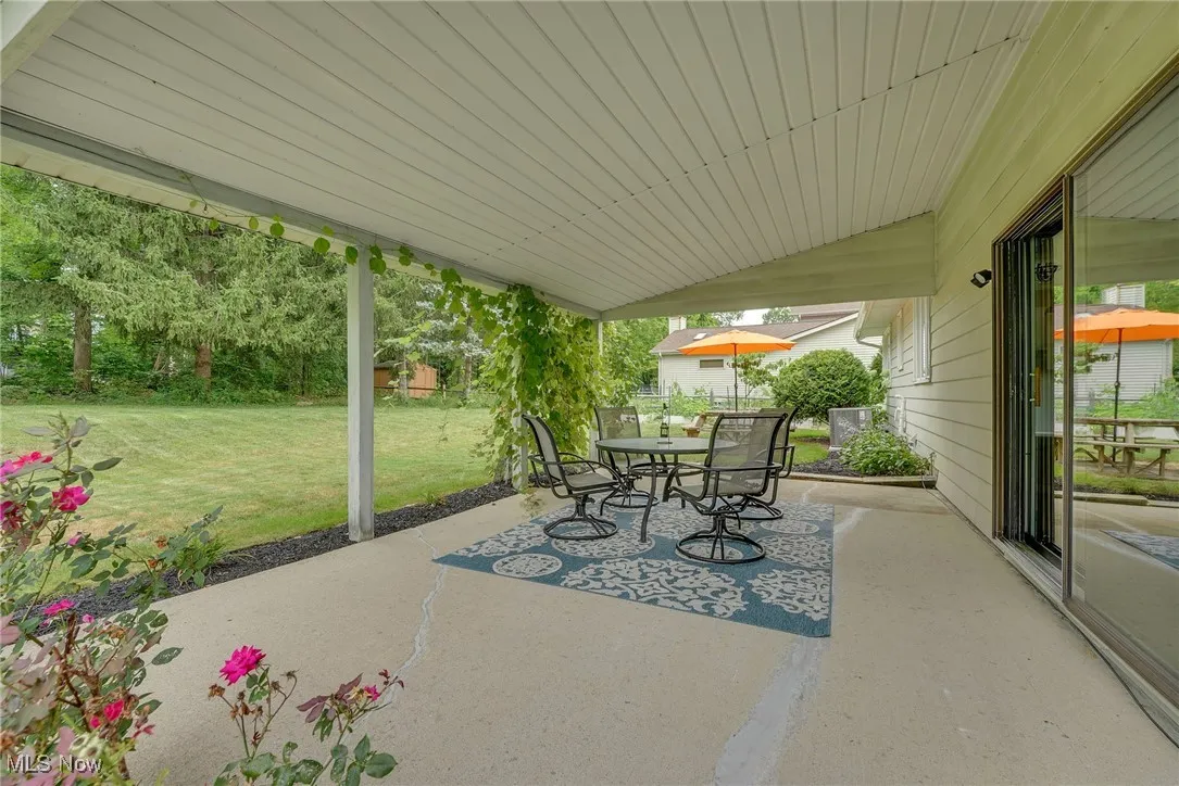Covered patio
