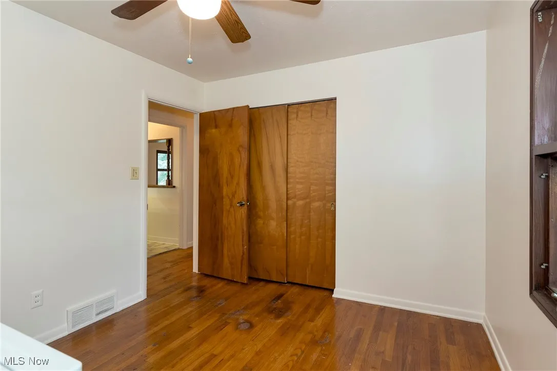 Bedroom being used as a laundry room