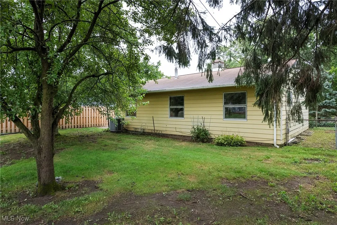 Rear view of property