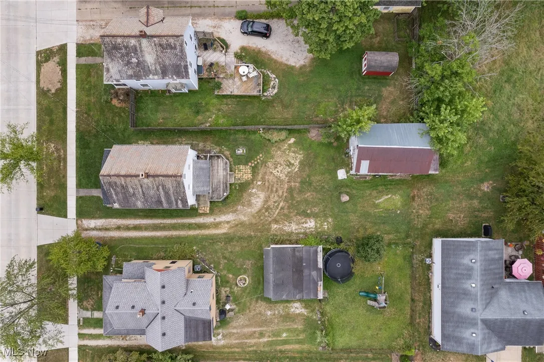 Aerial view of property's location