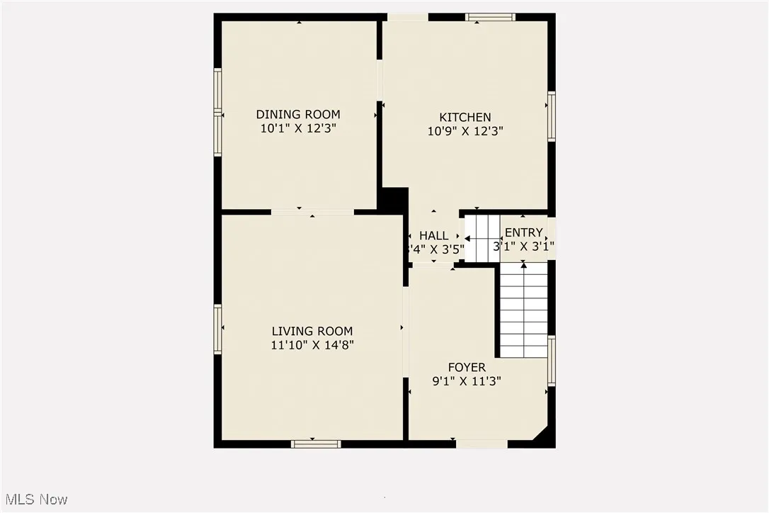 View of home floor plan