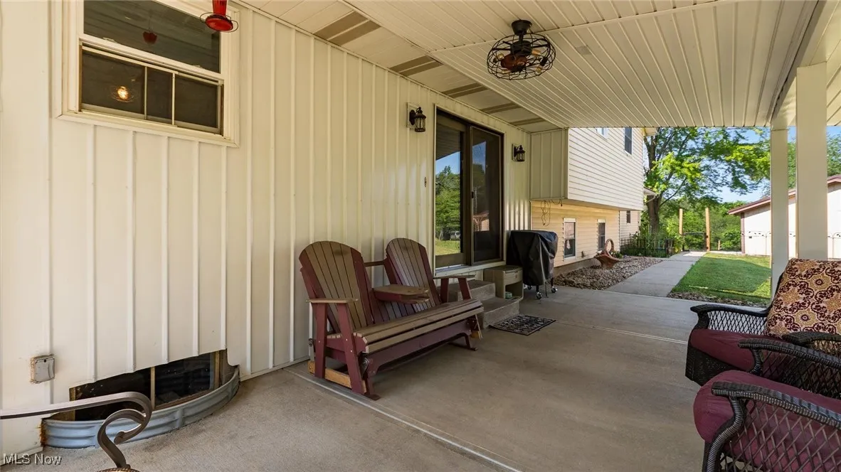 View of patio