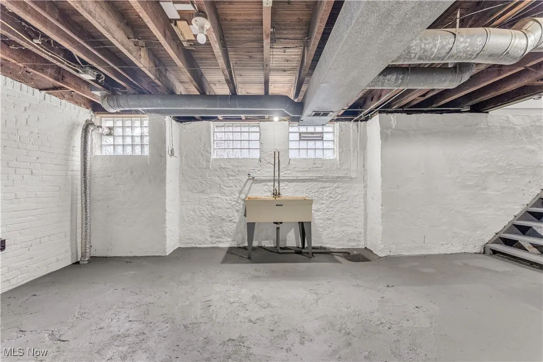 View of basement