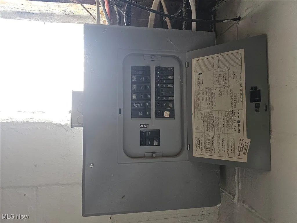 Utility room featuring electric panel