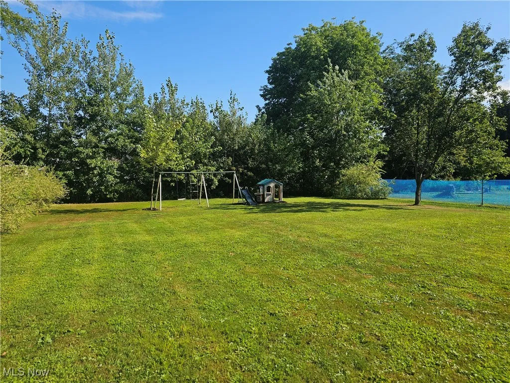 View of green lawn