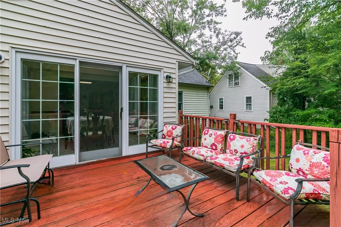 View of deck