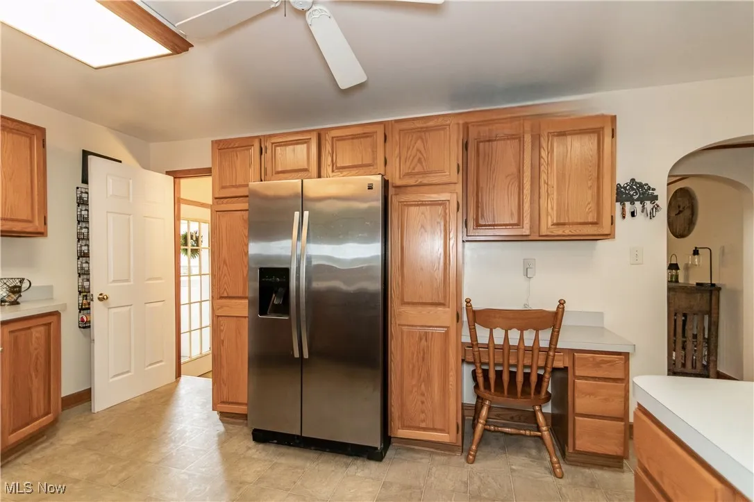 Kitchen towards side porch/mudroom &  basement