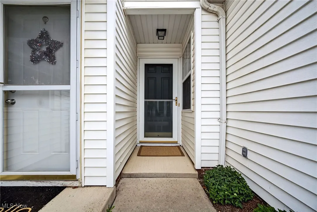Doorway to property
