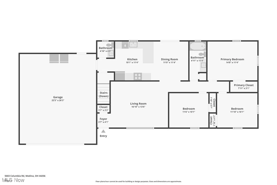 5603 Columbia Road, Medina, Ohio 44256,MLS Now Listing ID
