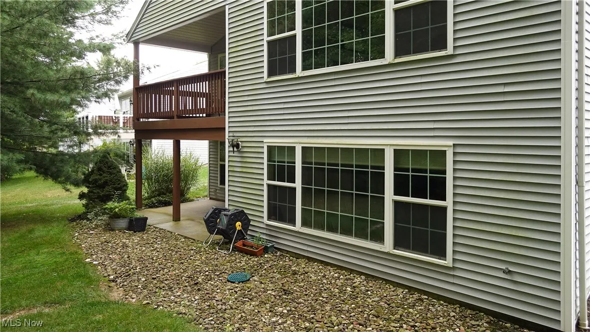 back view of the home