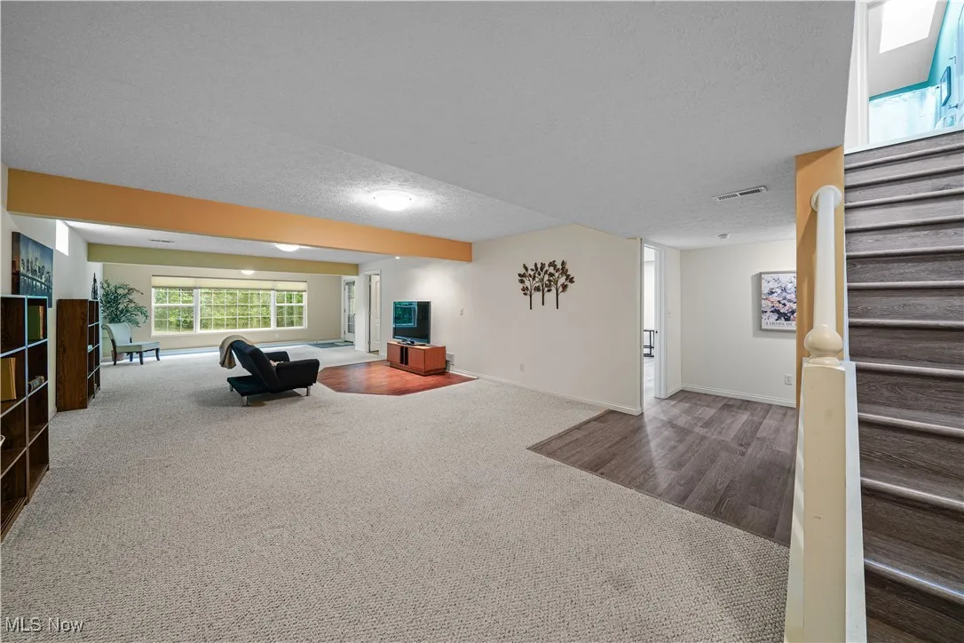WOW!  Check out this basement.    Walk out with large picture windows.  2nd full kitchen, great bedroom suite and huge recreation room.