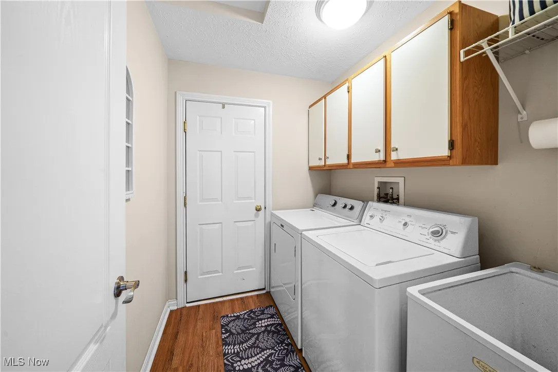 first floor laundry room.