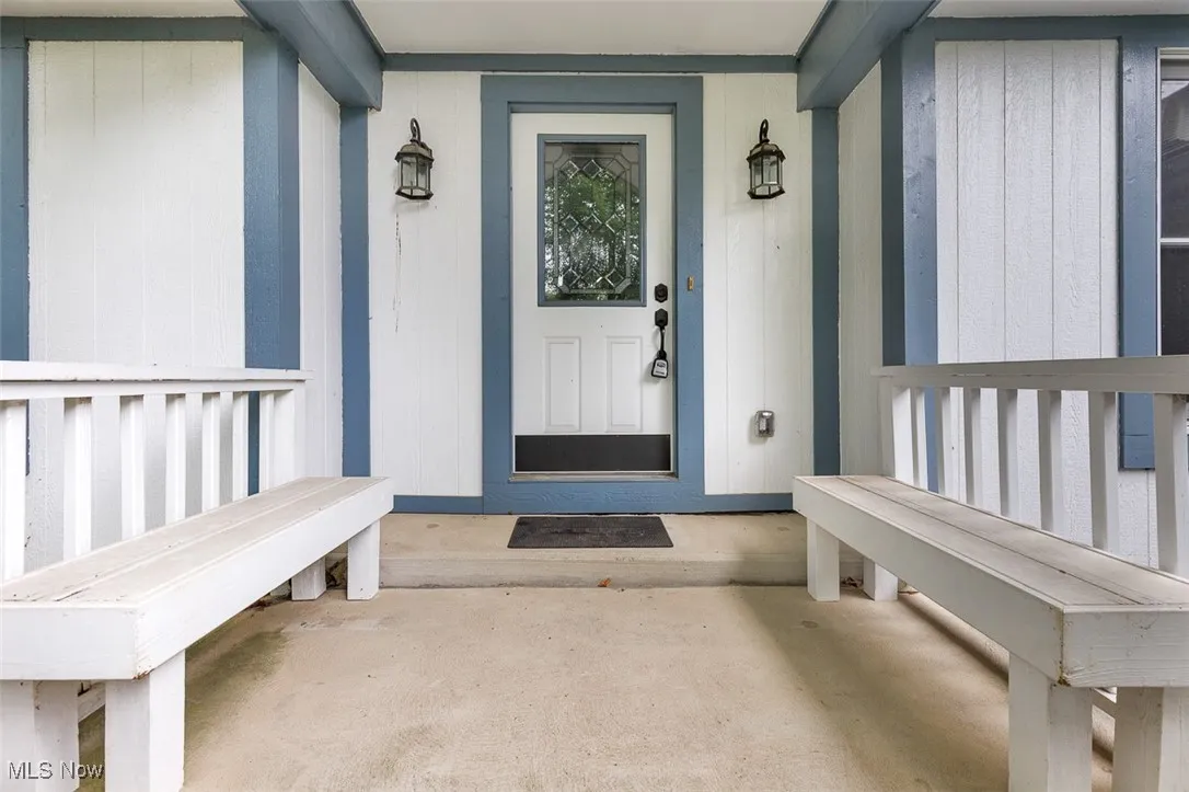 View of exterior entry