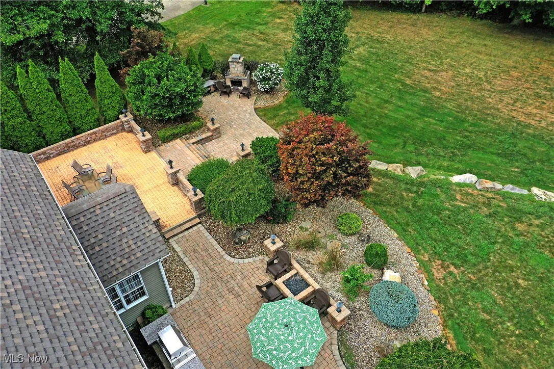 Aerial view of property and surrounding area