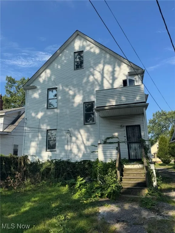 Rear view of house