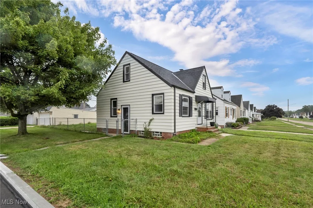 Side of property (corner lot)