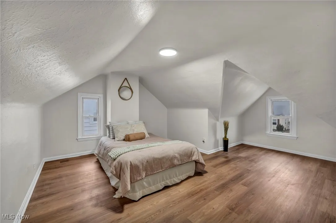Primary bedroom on the top floor