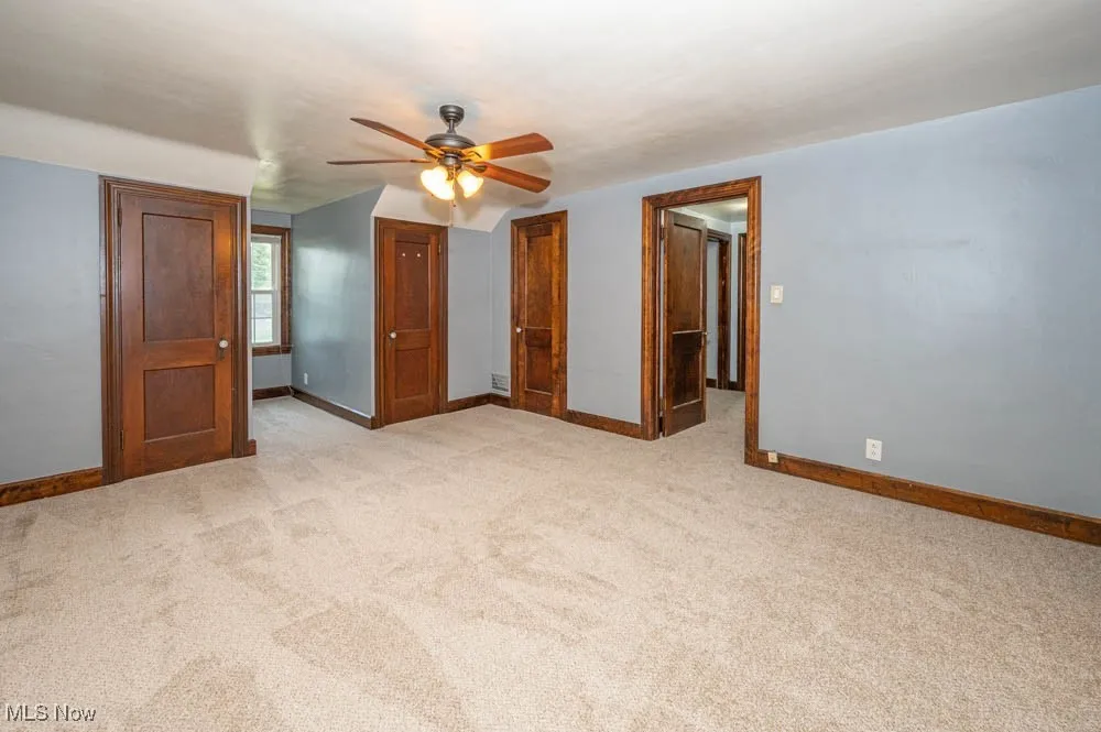  Bedroom featuring new carpet (august 2025), 3 large closets and built in drawers