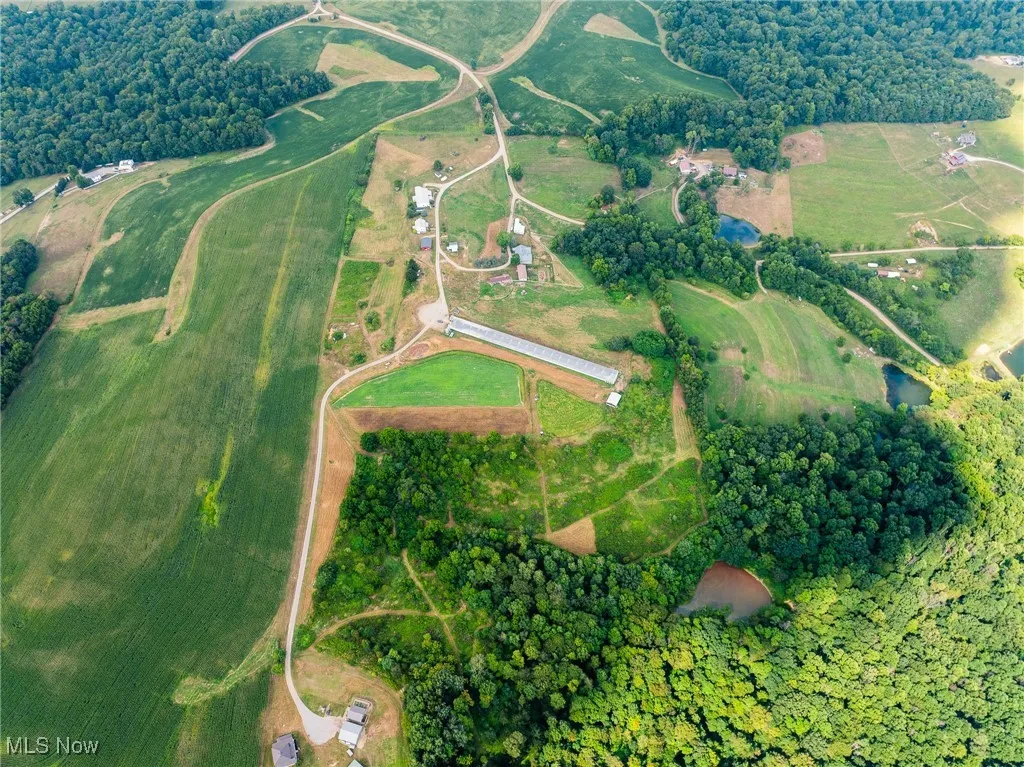 Aerial overview of property's location
