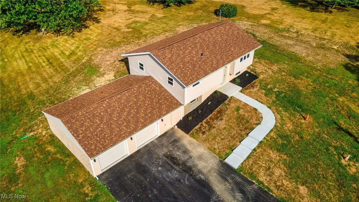 Aerial view of property and surrounding area