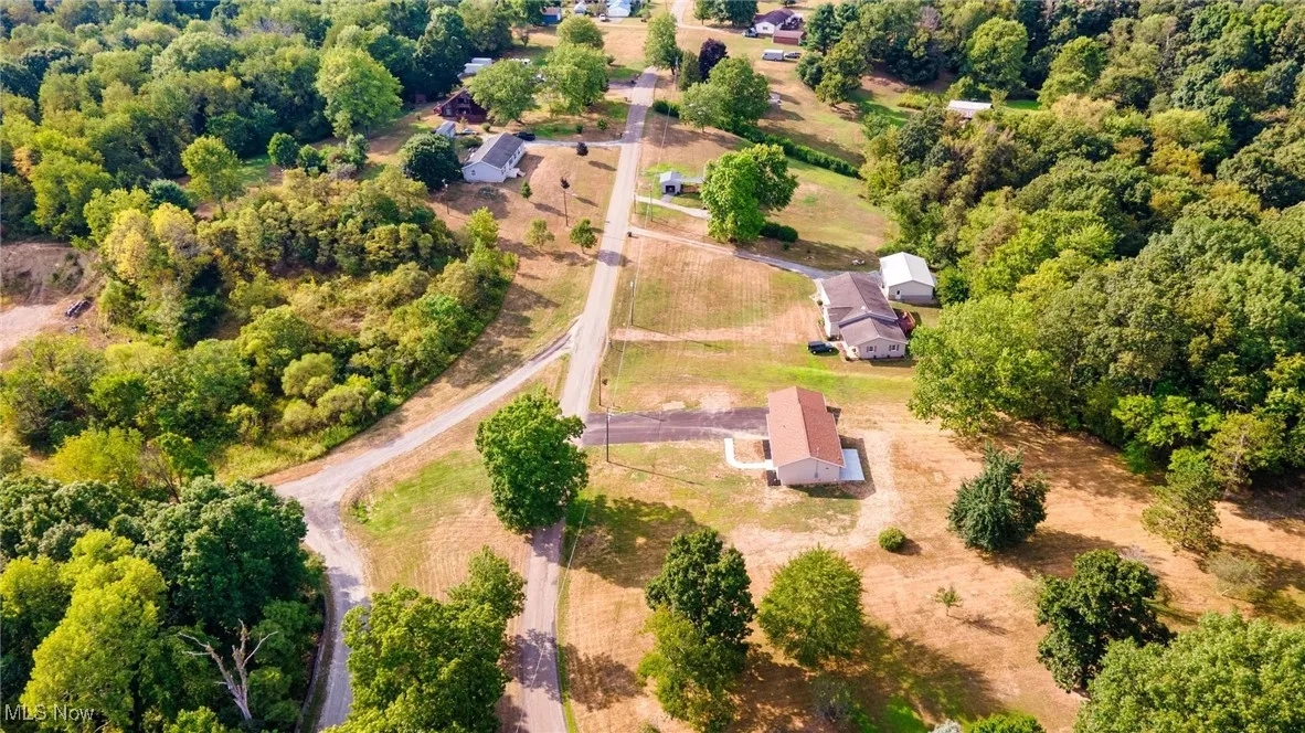 Aerial view of property and surrounding area