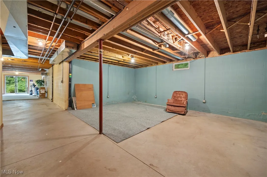 View of basement