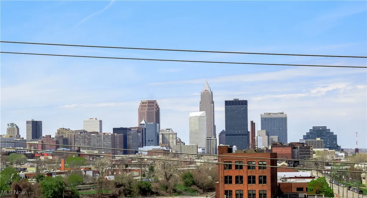 View of city skyline