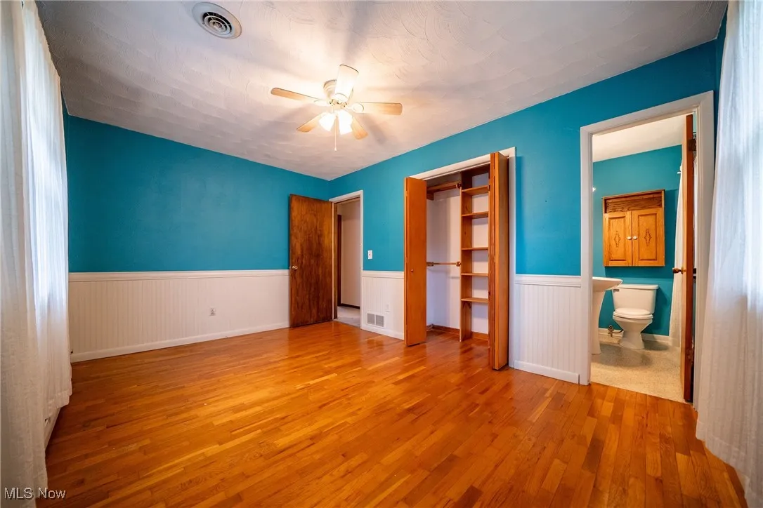master Bedroom with private 1/2 bath