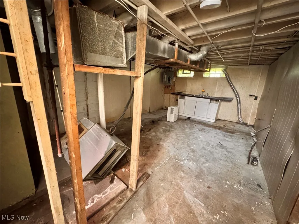 View of basement