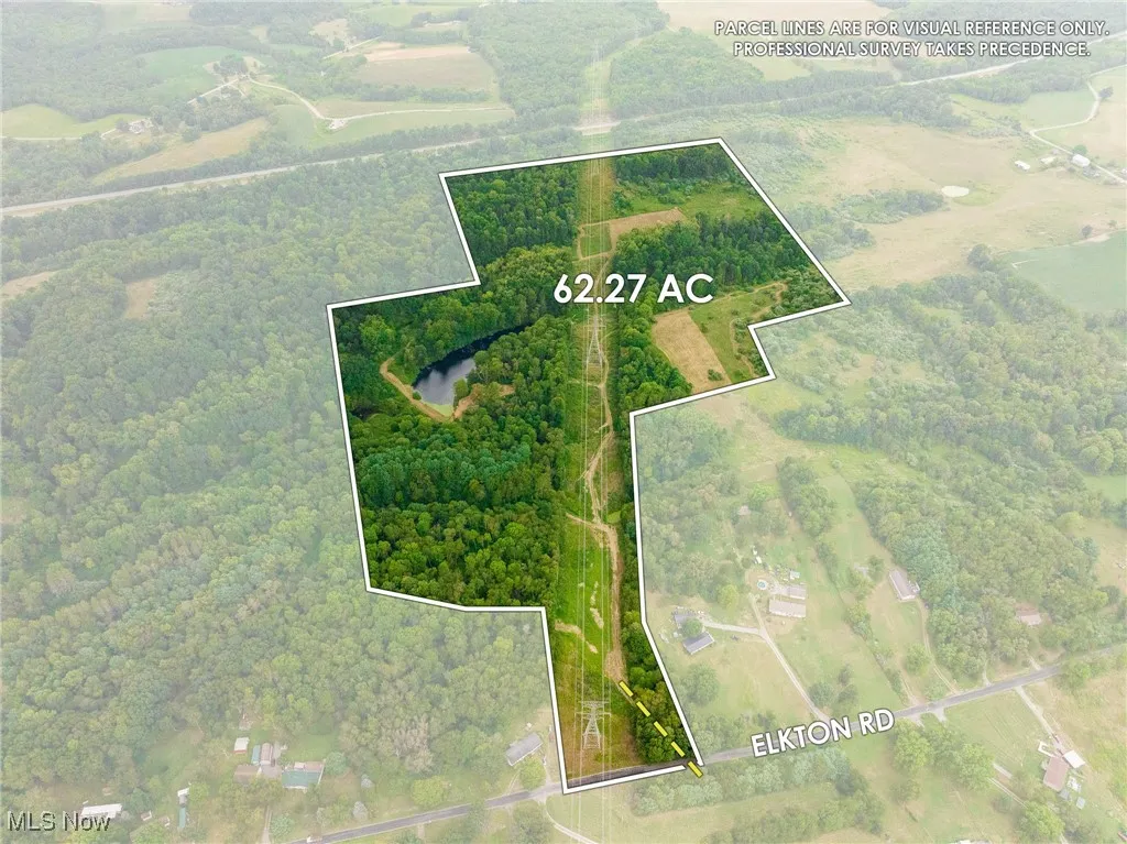 Map / location with property parcel outlined