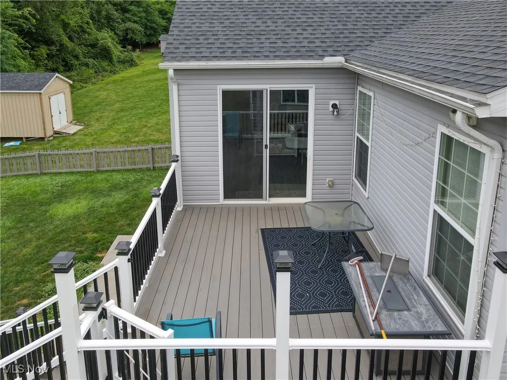 View of deck