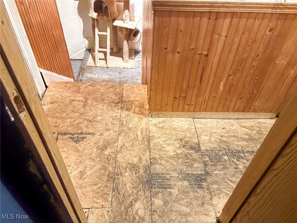 Upstairs flooring