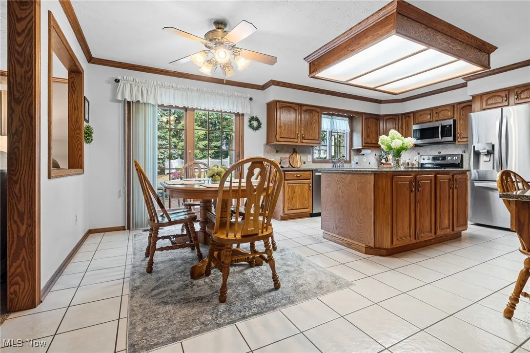 Kitchen with dinette.
