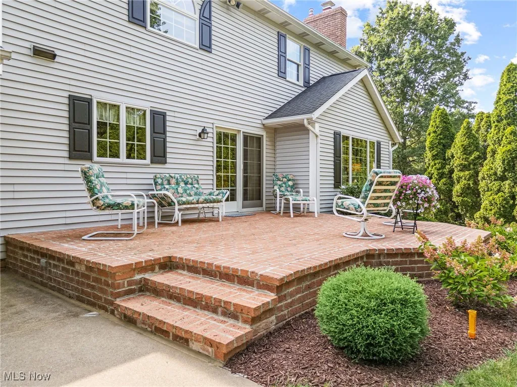Brick back porch