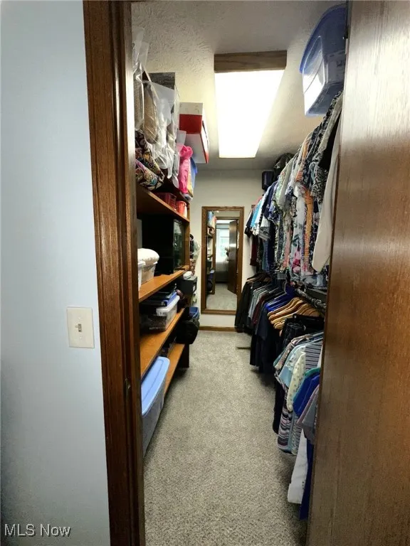 Primary walk-in closet.