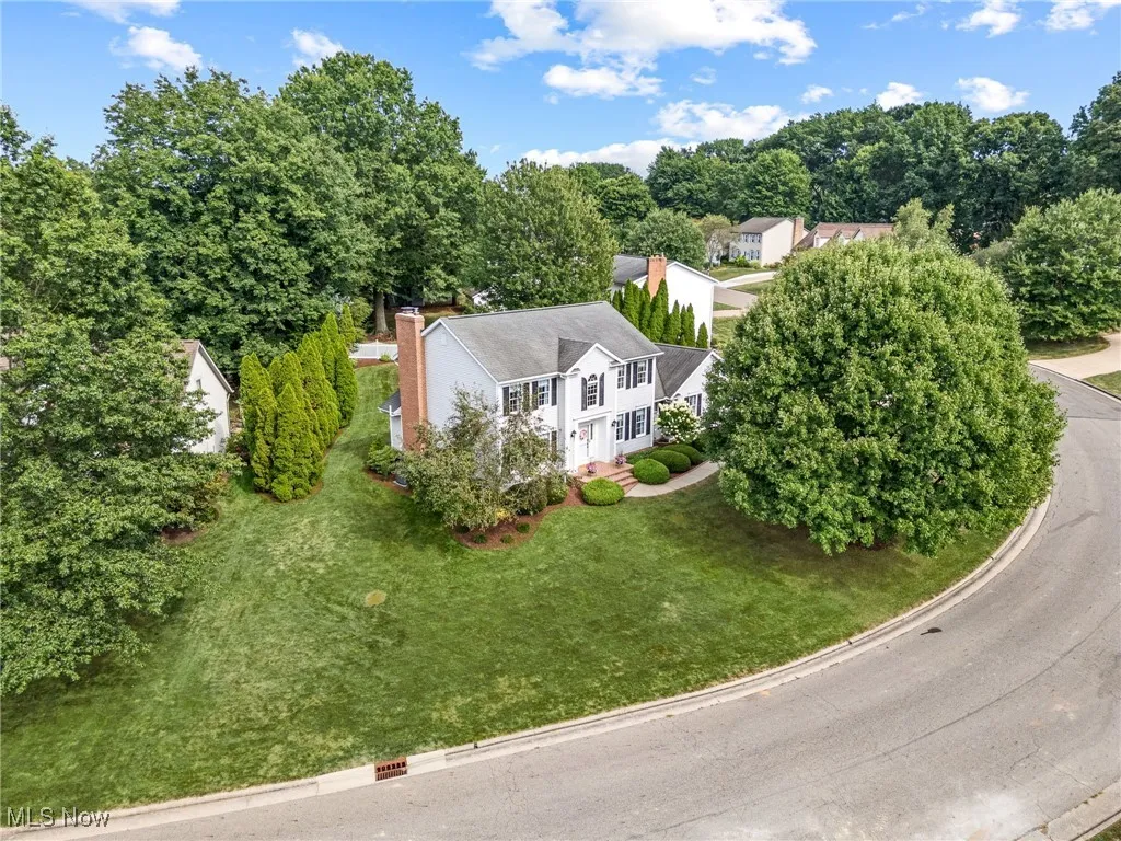 Side view from drone.