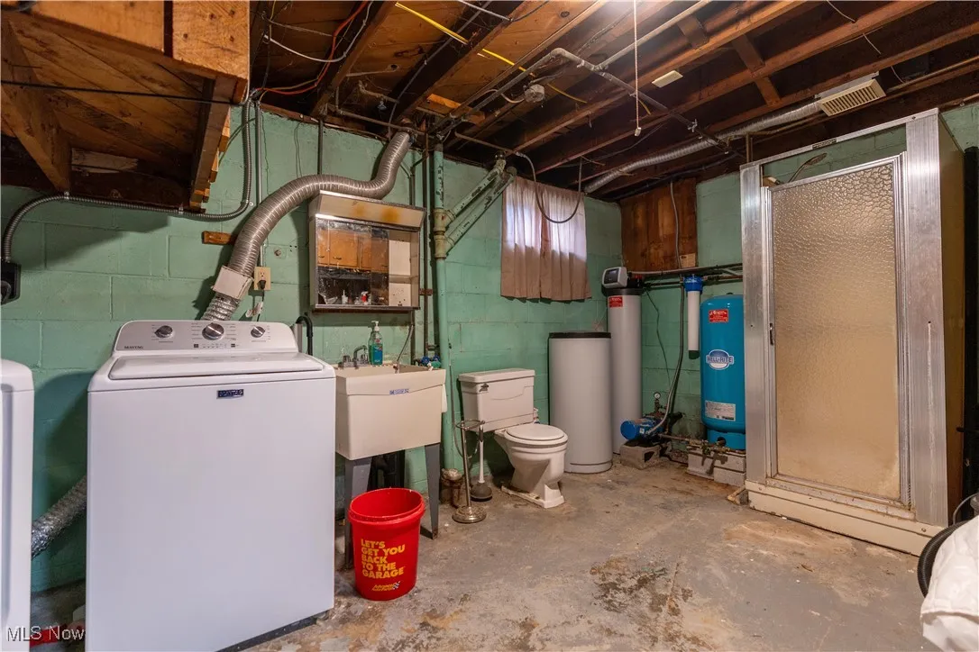 Utility Room in the Basement has another Full Bathroom